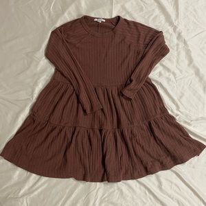 Brown AE long sleeve dress